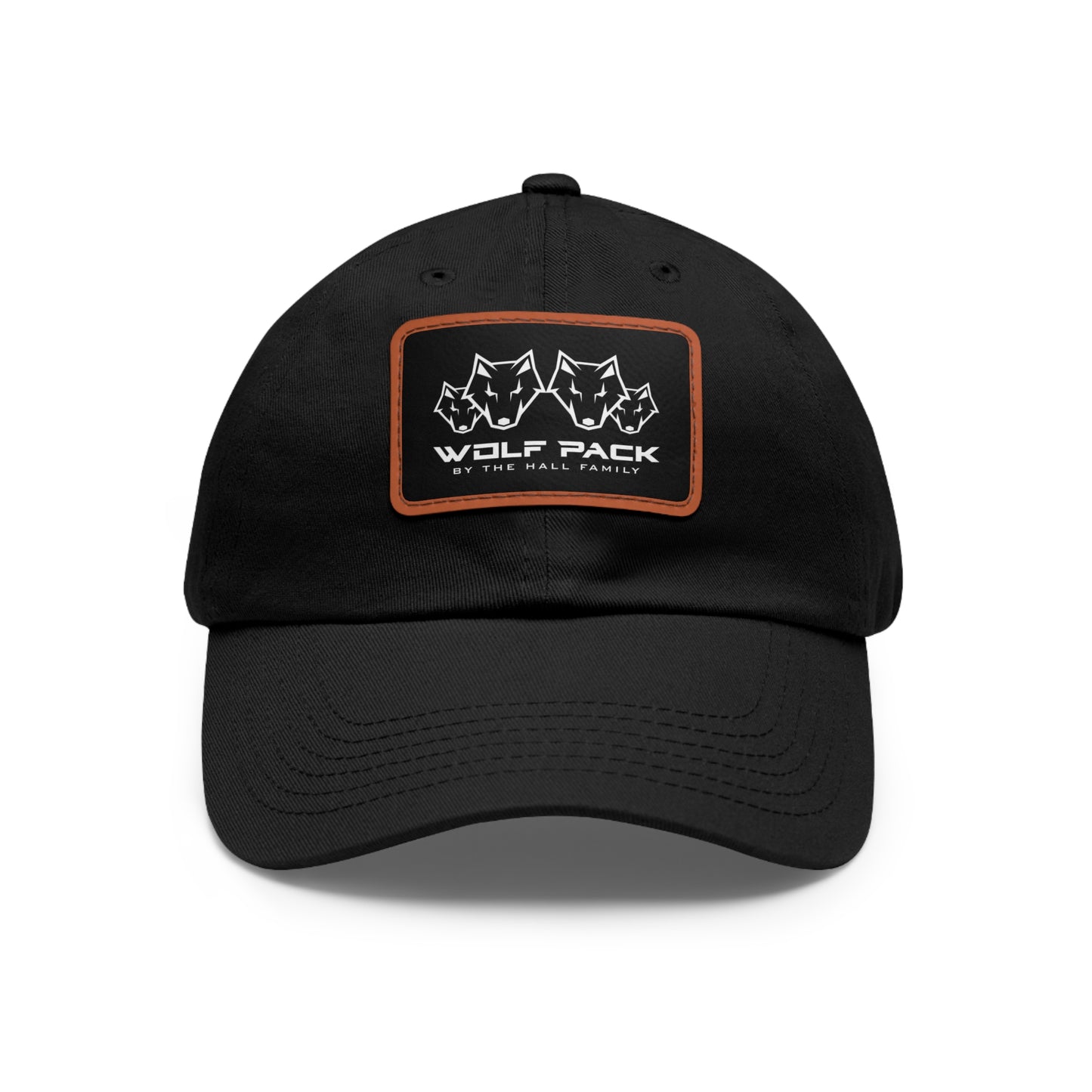 Wolfpack Hat with Leather Patch (Rectangle)