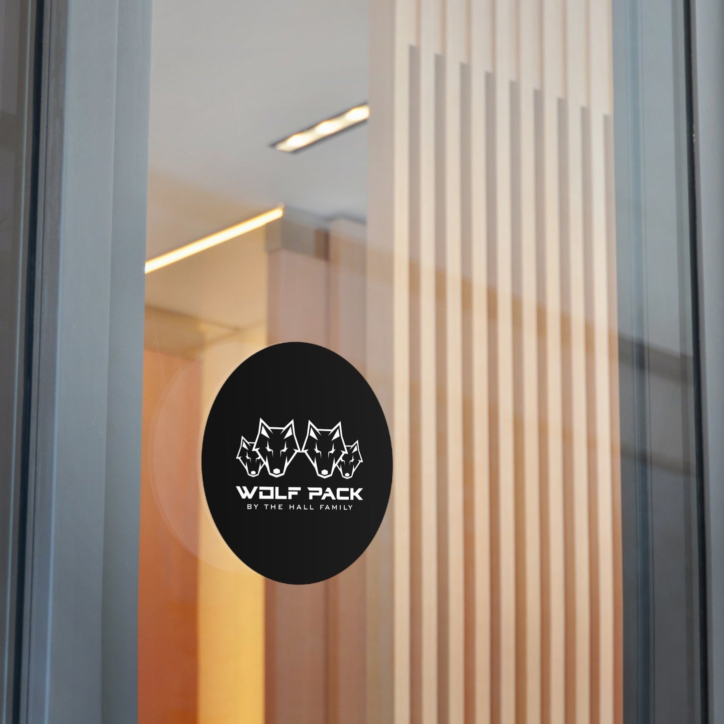 Round Wolfpack Stickers