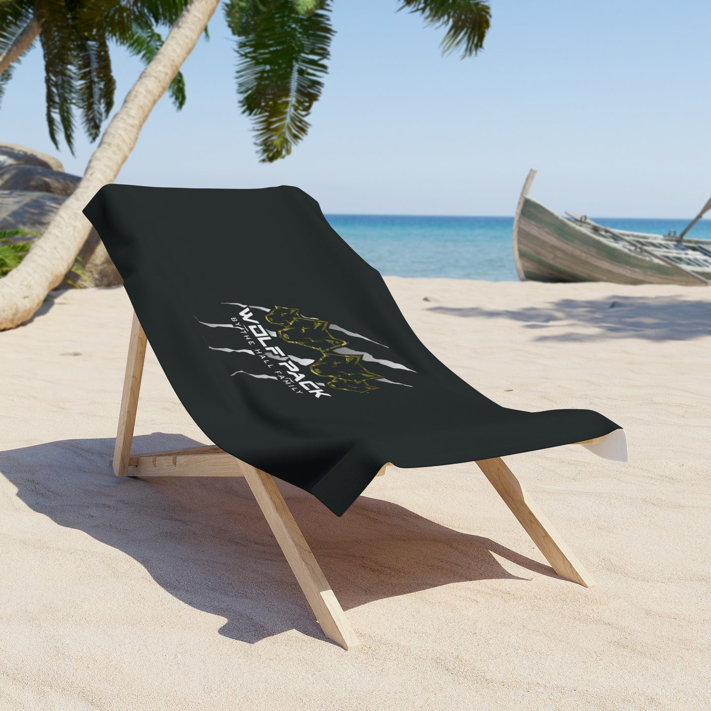 Camo Wolpack Beach Towel