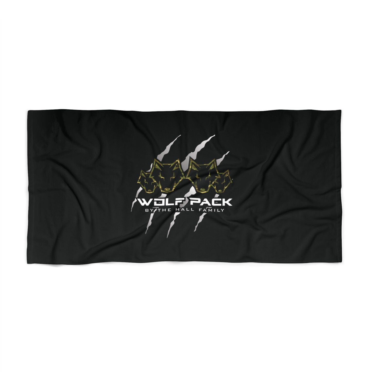 Camo Wolpack Beach Towel