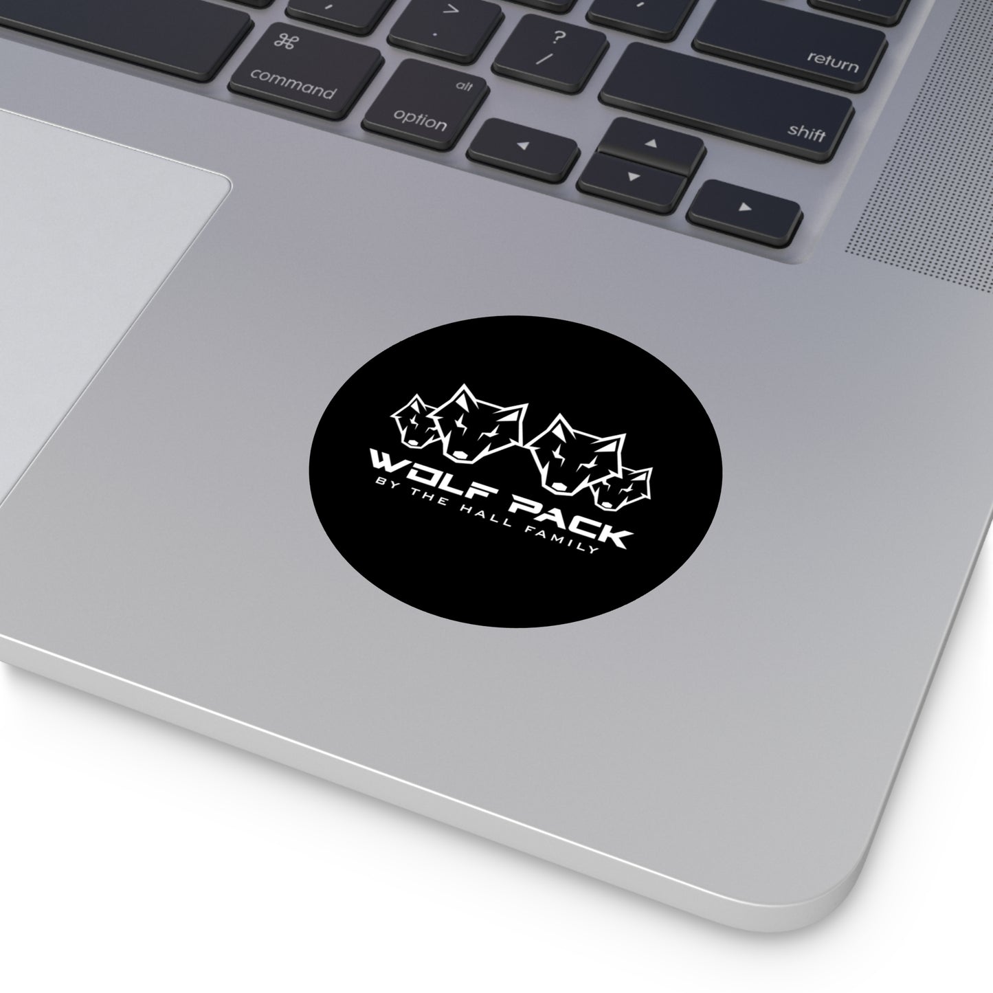 Round Wolfpack Stickers
