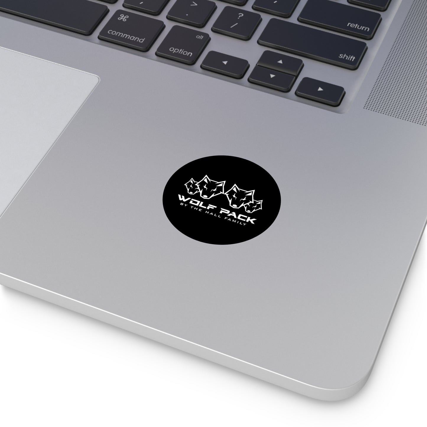 Round Wolfpack Stickers