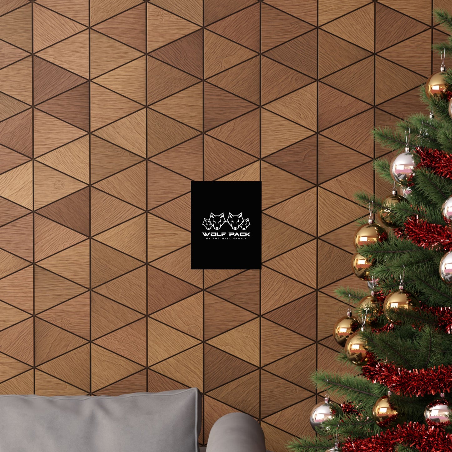 Wolfpack Family Poster — Matte Vertical Wall Art