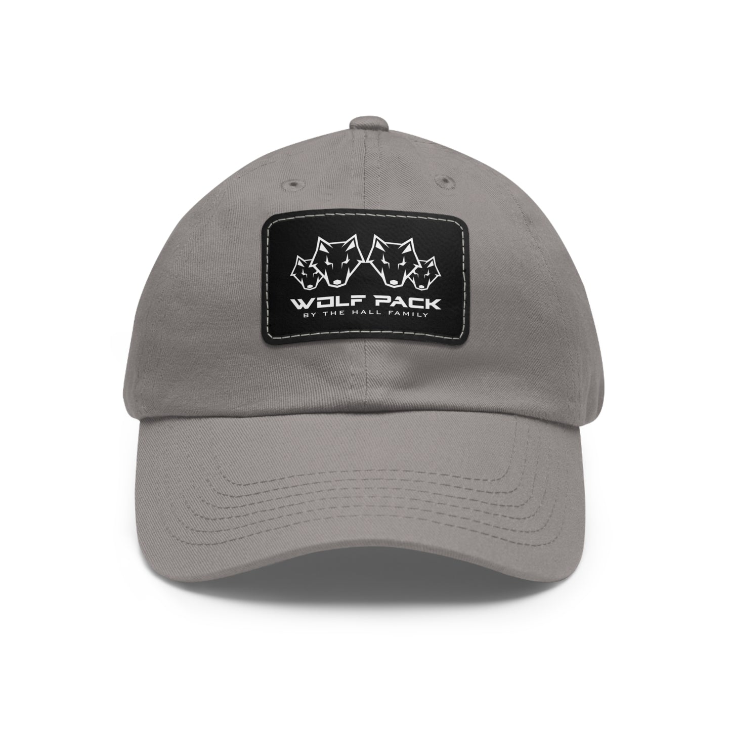 Wolfpack Hat with Leather Patch (Rectangle)