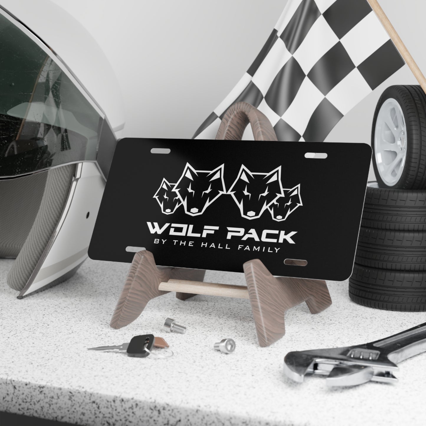 Wolfpack Vanity Plate