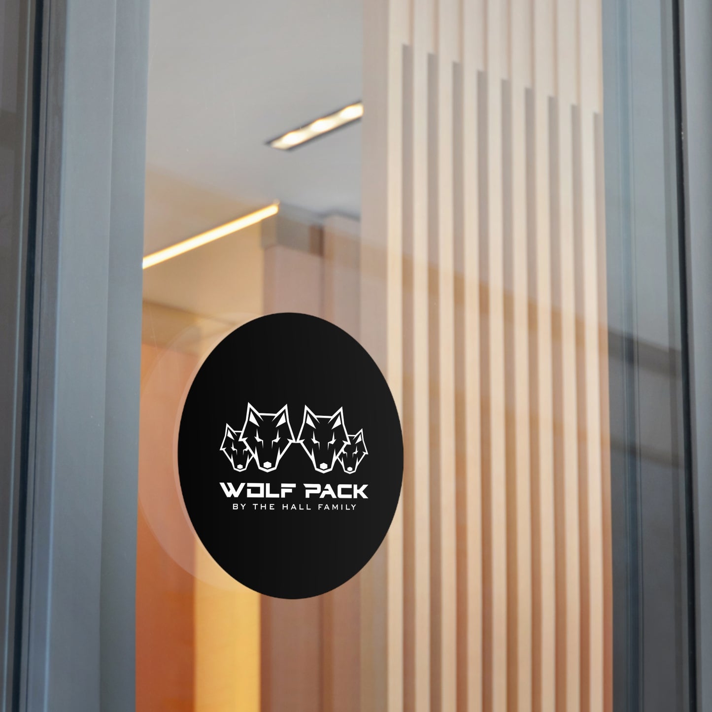 Round Wolfpack Stickers