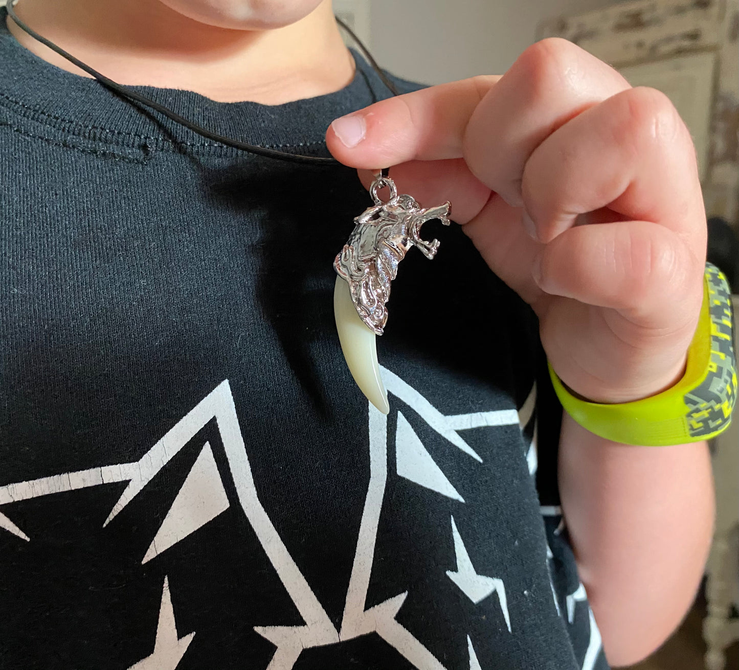 Werewolf tooth necklace