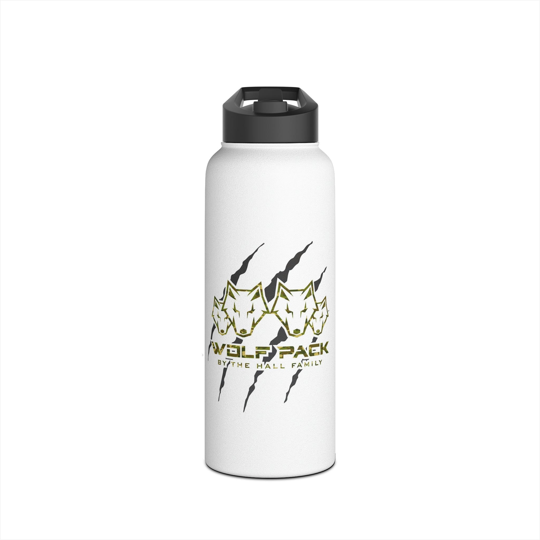 Wolfpack Stainless Steel Water Bottle – The Hall Family Channel