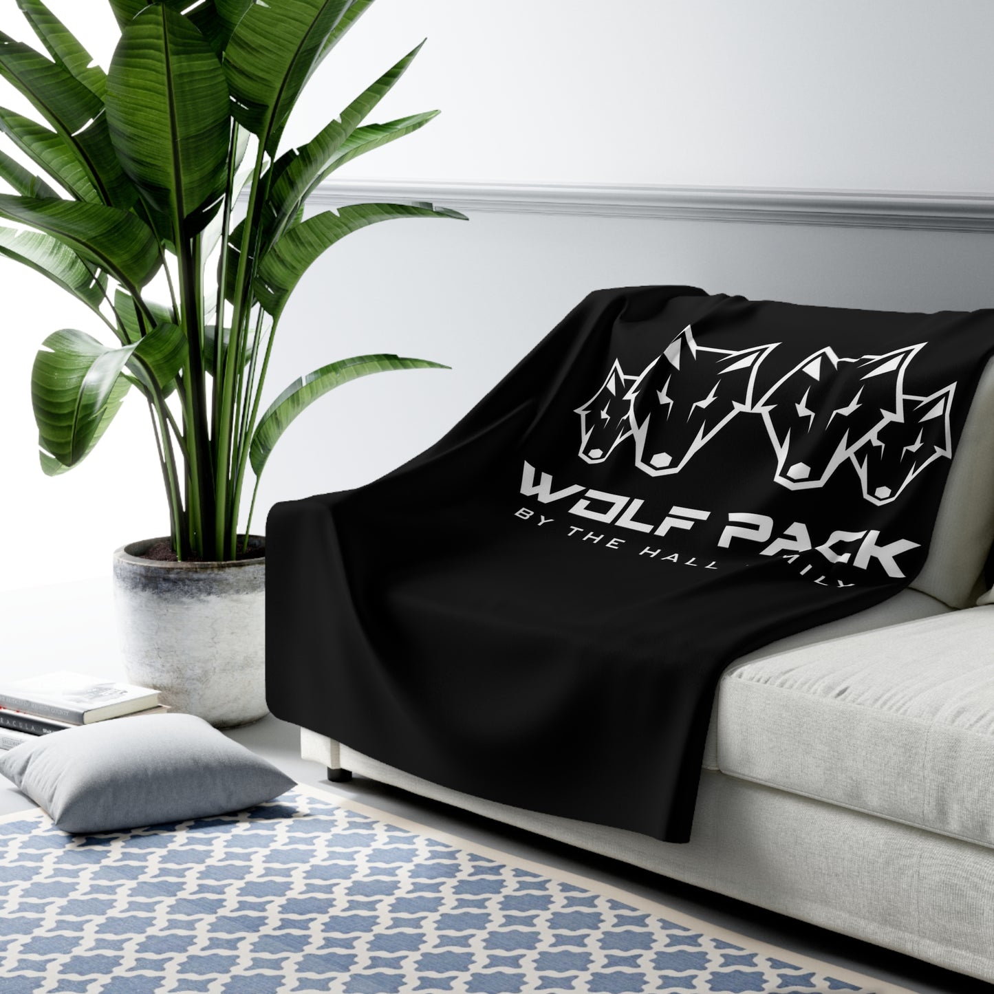 Wolfpack Sherpa Fleece Blanket