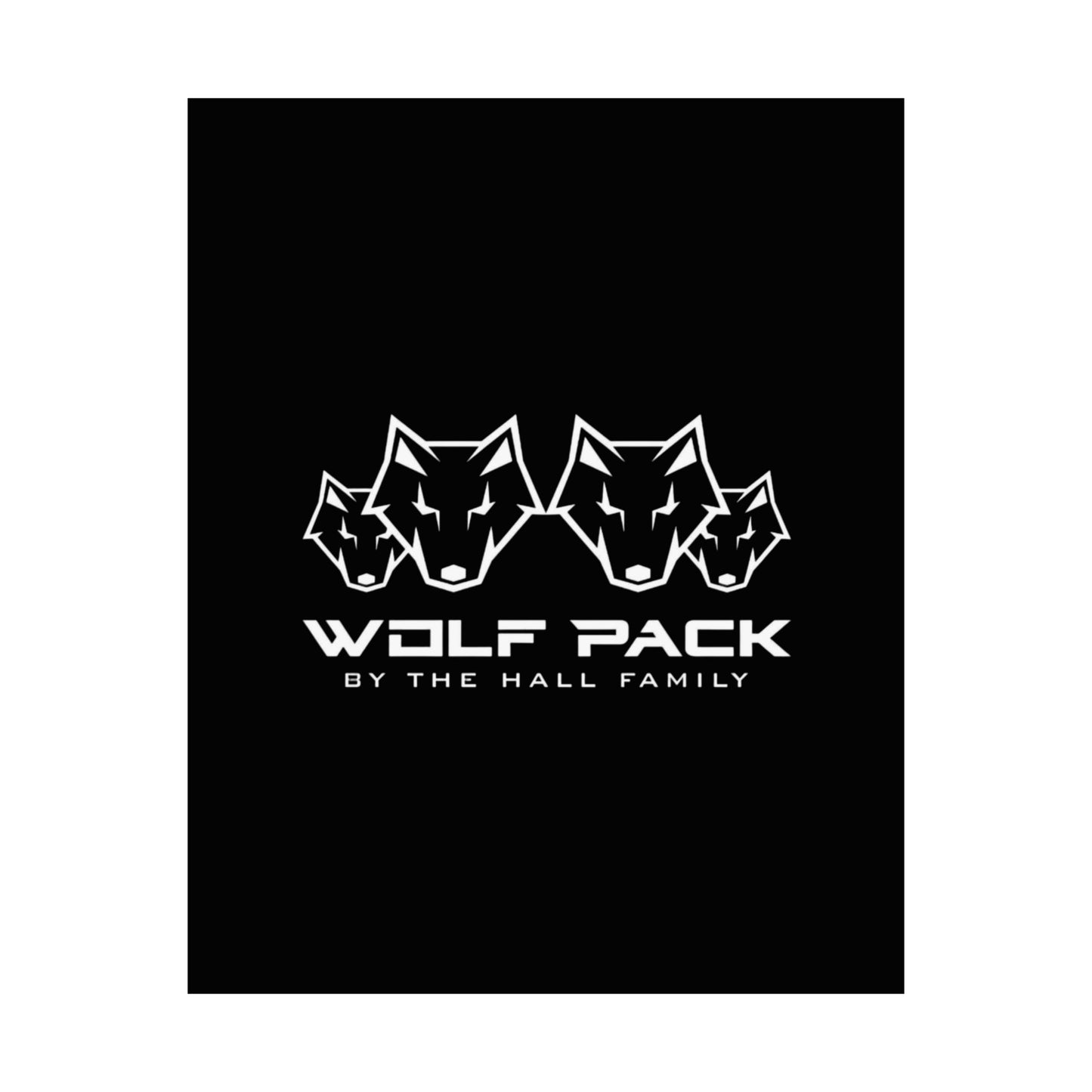 Wolfpack Family Poster — Matte Vertical Wall Art