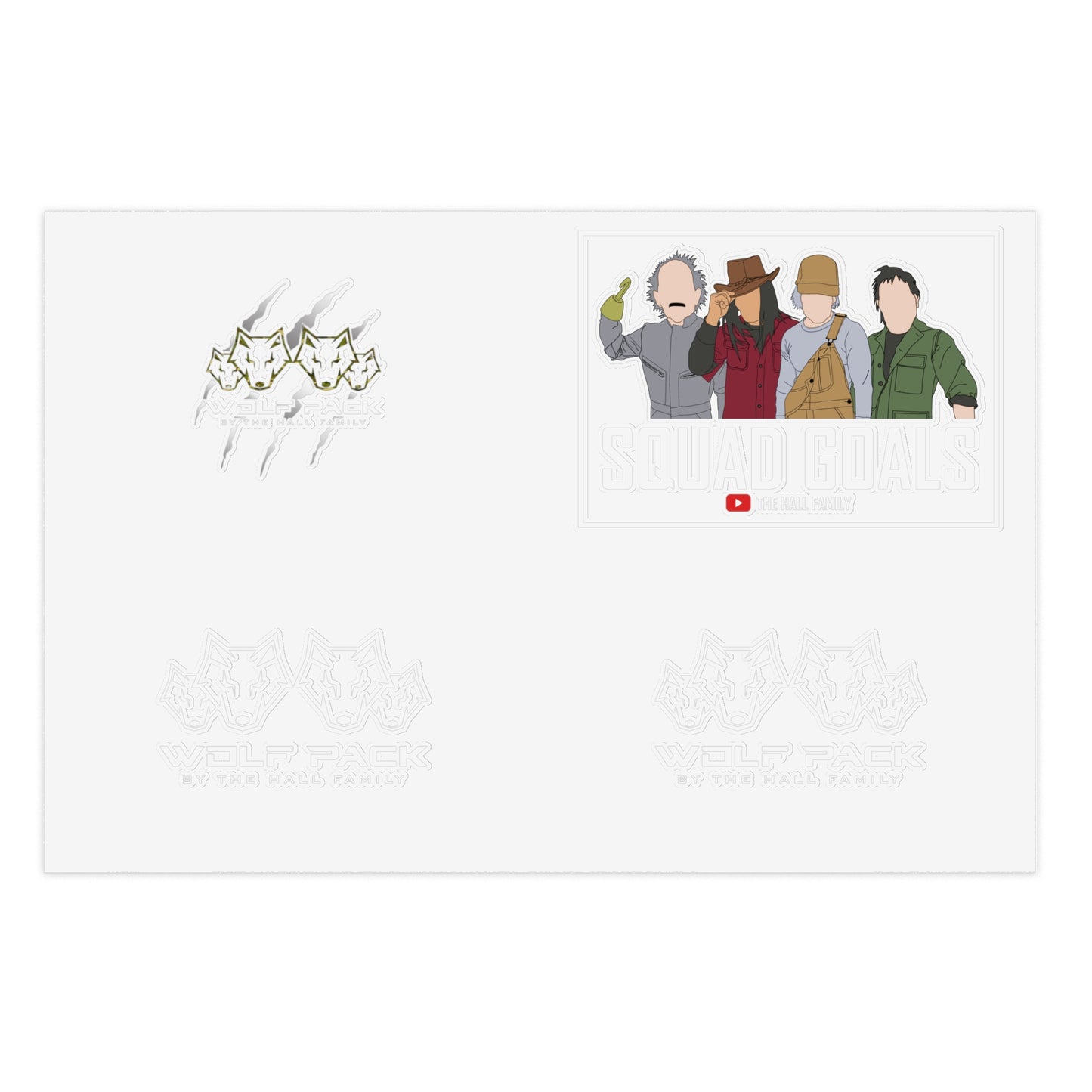 Wolfpack Sticker Sheet