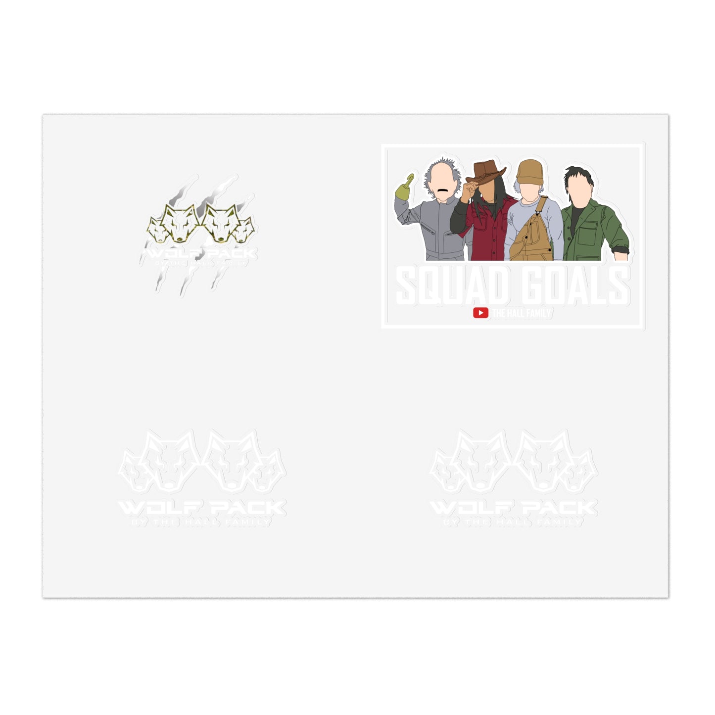 Wolfpack Sticker Sheet