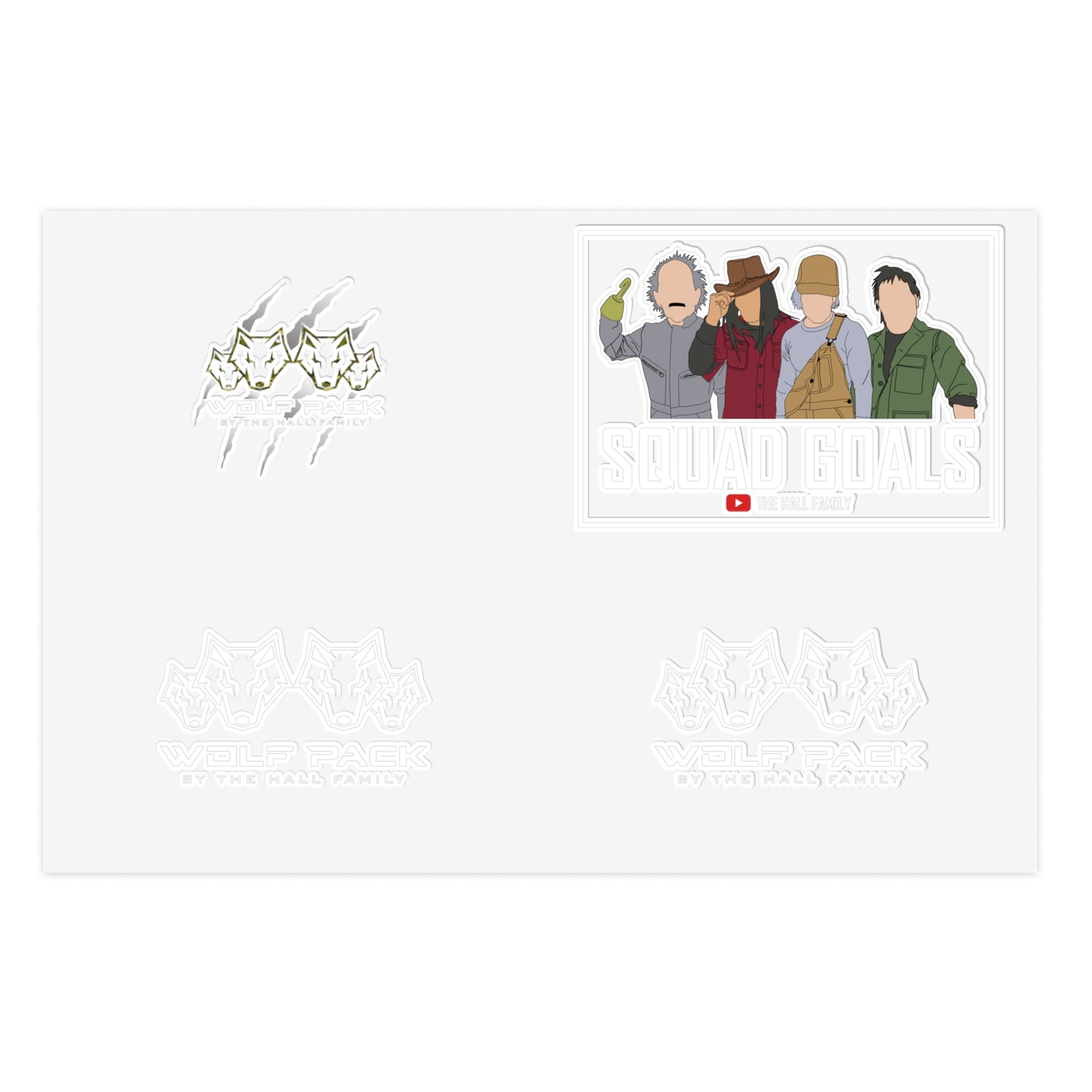 Wolfpack Sticker Sheet