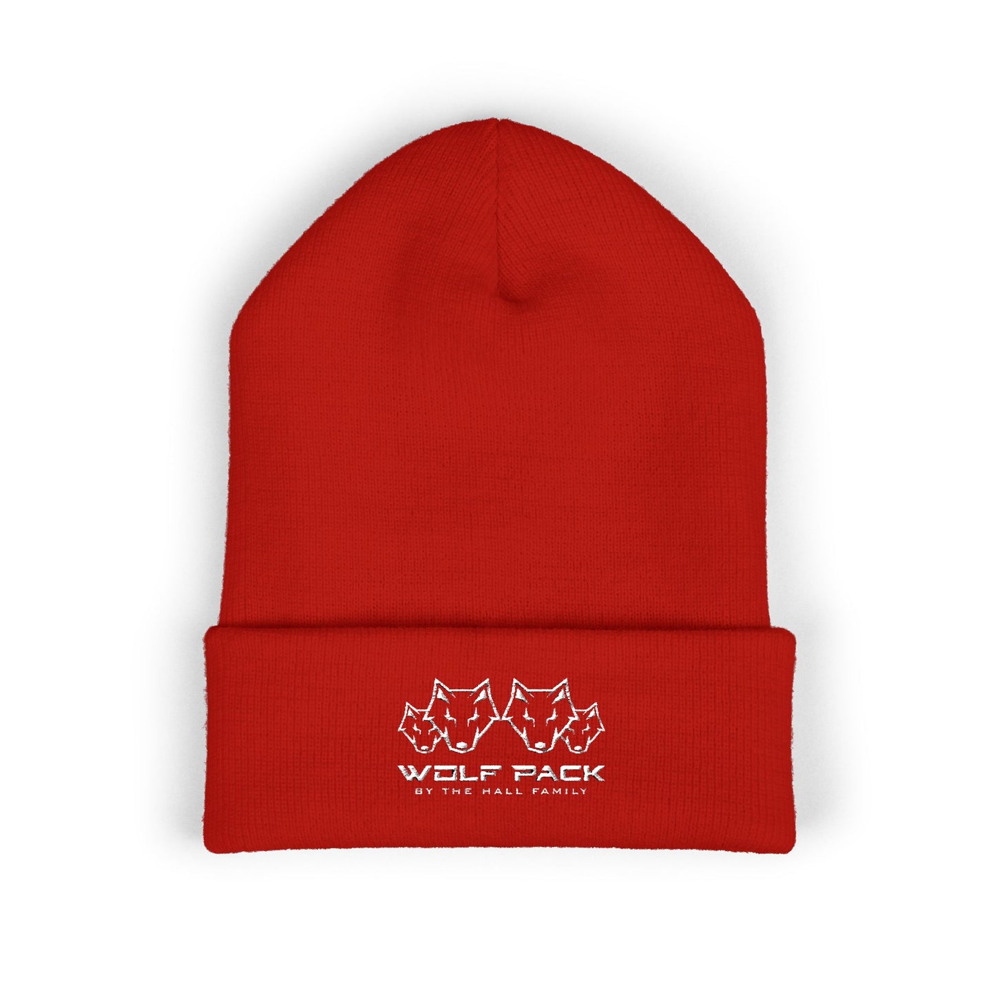 Embroidered Wolfpack Cuffed Beanie