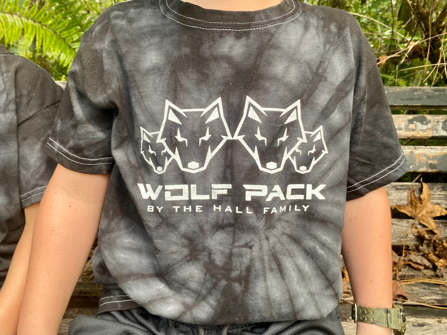 Kids Tie-Dye Wolfpack tee